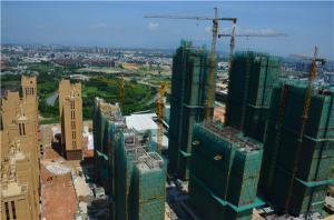 福晟钱隆公馆最新工程进度 12～17号楼主体已全面封顶